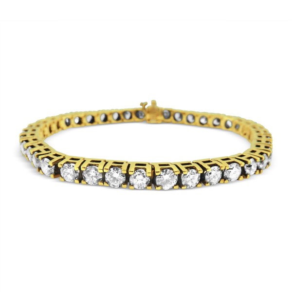 18k Gold Diamond Tennis Bracelet 
